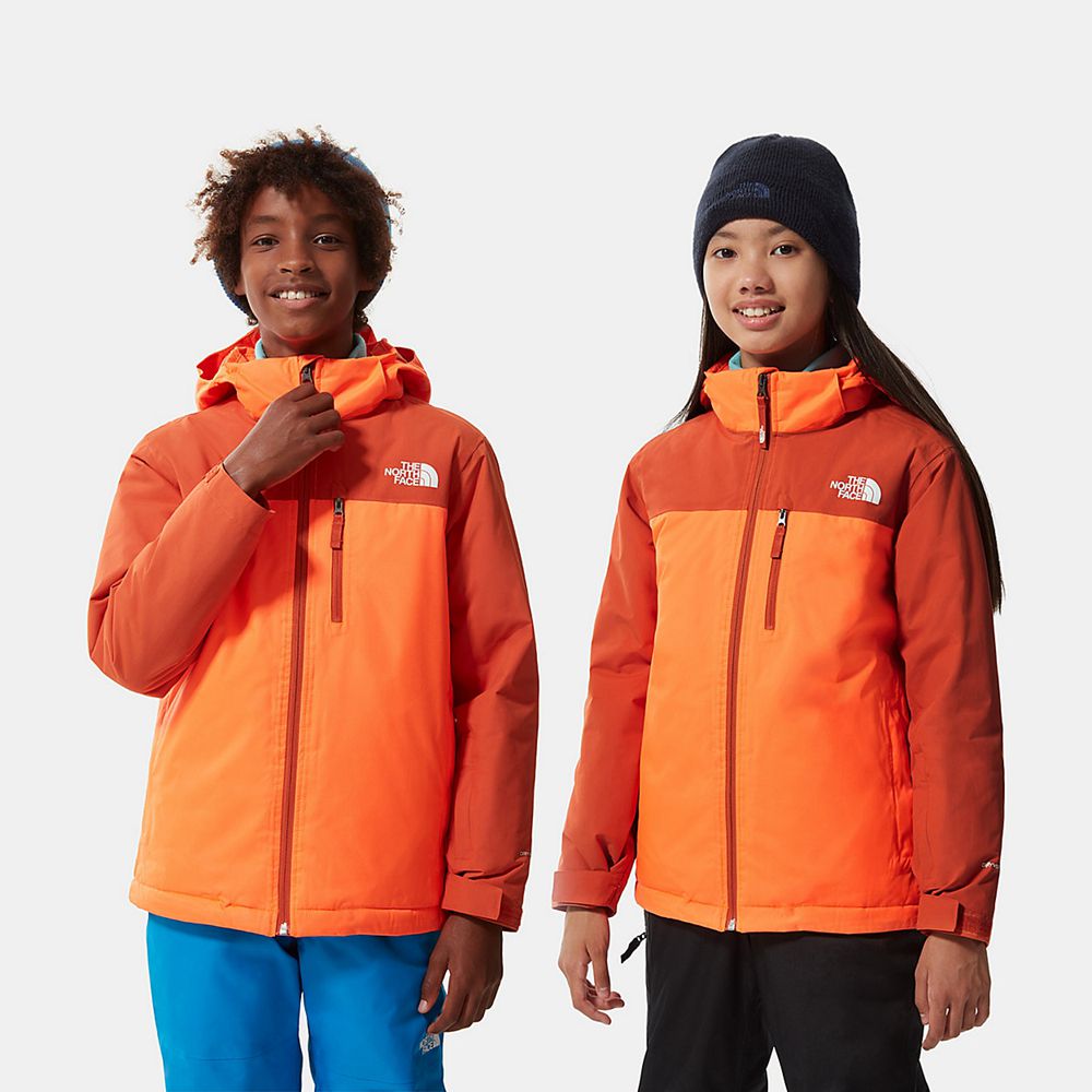 The North Face Jackets Youth Australia - The North Face Snowquest Plus Orange Skiing And Snowboardin